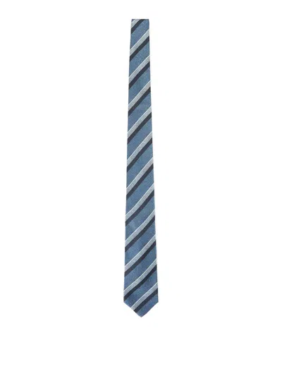 Kiton Silk Tie In Multi