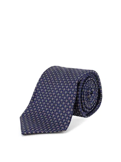 Kiton Silk Tie In Multi