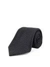 Kiton Silk Tie In Red
