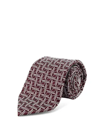 Kiton Silk Tie In Multi