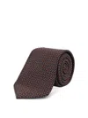 Kiton Silk Tie In Multi