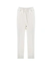 Kiton Drawstring-waist Tailored Track Pants In White