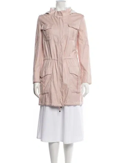 Pre-owned Kiton Silk Utility Jacket In Pink