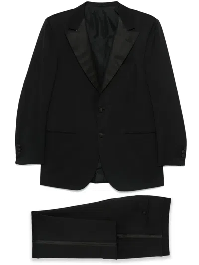 Kiton Single-breasted Suit In 黑色