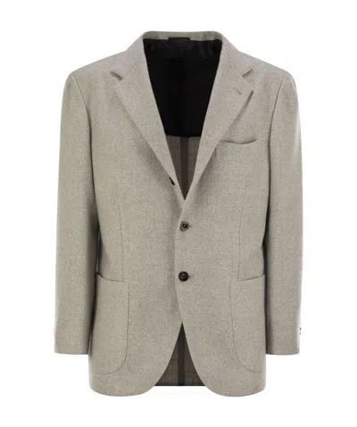 KITON KITON SINGLE-BREASTED TAILORED BLAZER