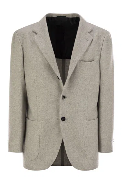 KITON KITON SINGLE-BREASTED CASHMERE JACKET