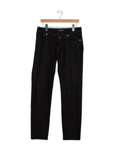 Pre-owned Kiton Skinny Jeans In Black
