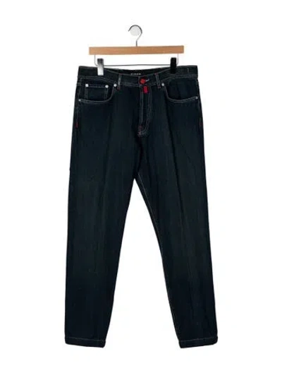 Pre-owned Kiton Skinny Jeans In Black