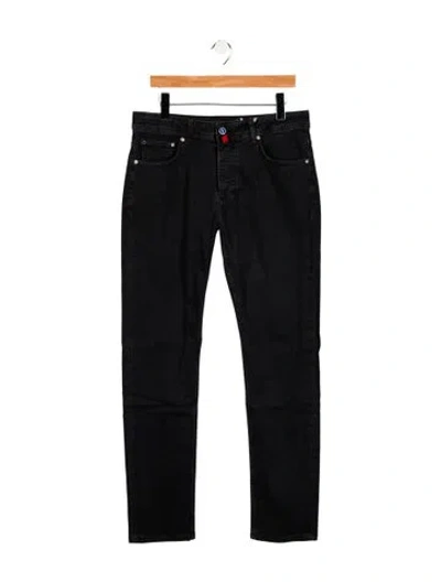 Pre-owned Kiton Skinny Jeans In Blue