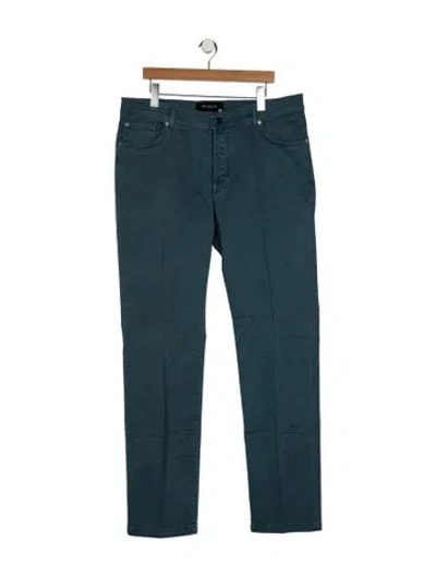 Pre-owned Kiton Skinny Jeans In Blue