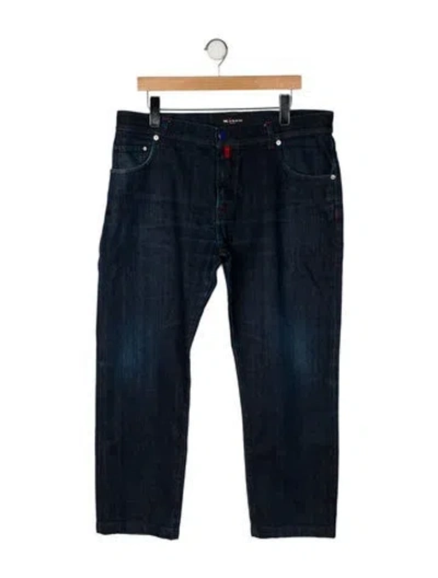 Pre-owned Kiton Skinny Jeans In Blue
