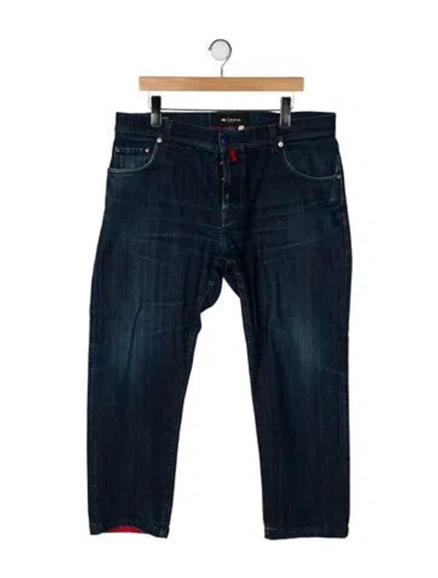Pre-owned Kiton Skinny Jeans In Blue