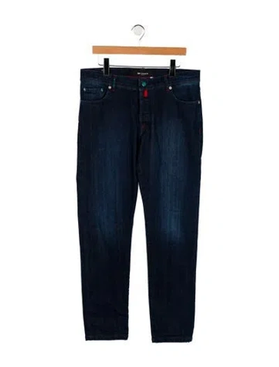 Pre-owned Kiton Skinny Jeans In Blue