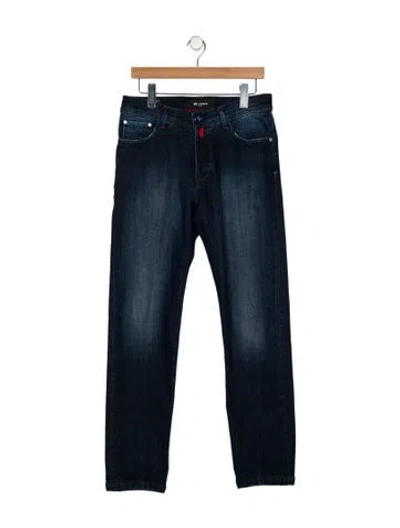 Pre-owned Kiton Skinny Jeans In Blue