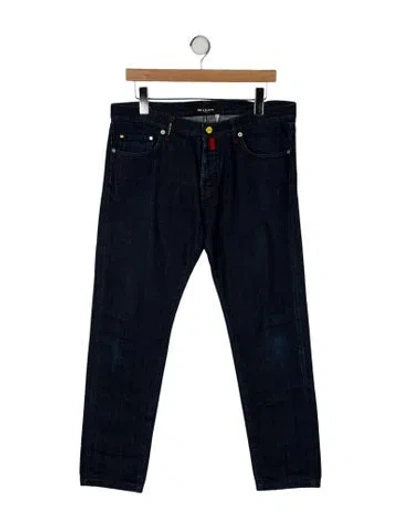 Pre-owned Kiton Skinny Jeans In Blue