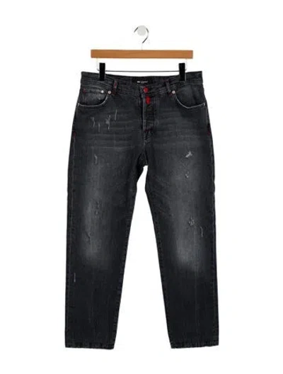 Pre-owned Kiton Skinny Jeans In Blue