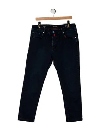 Pre-owned Kiton Skinny Jeans In Blue