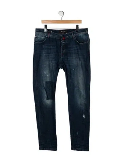 Pre-owned Kiton Skinny Jeans W/ Tags In Blue