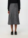 Kiton Printed Skirt In Schwarz