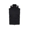 Kiton Hooded Quilted Jacket With Material Blend