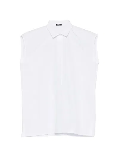 Kiton Sleeveless Shirt In White
