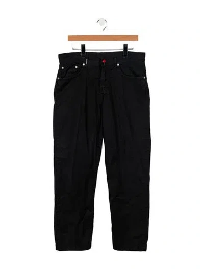 Pre-owned Kiton Slim Fit Jeans In Black