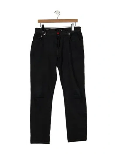Pre-owned Kiton Slim Fit Jeans In Black