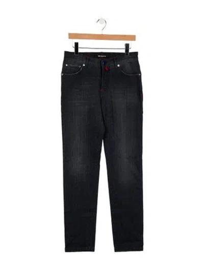 Pre-owned Kiton Slim Fit Jeans In Blue