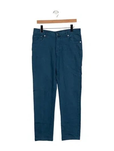 Pre-owned Kiton Slim Fit Jeans In Blue