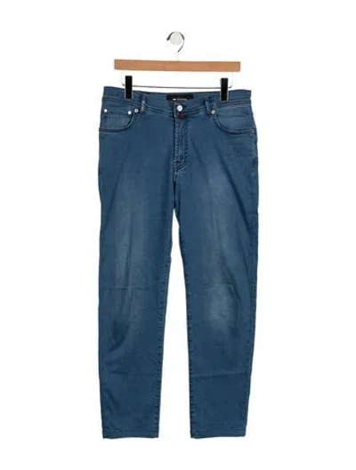 Pre-owned Kiton Slim Fit Jeans In Blue
