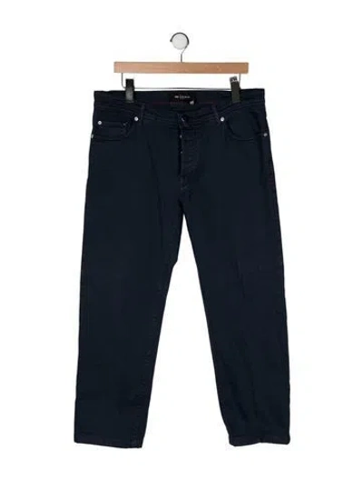 Pre-owned Kiton Slim Fit Jeans W/ Tags In Blue