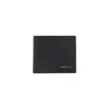 Kiton Logo-plaque Bi-fold Calf Leather Wallet In Black