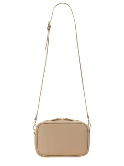 Kiton Smooth Lambskin Shoulder Bag In Pink