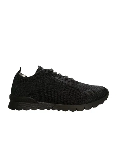 KITON KITON ROUND TOE LACE-UP SNEAKERS
