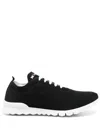 Kiton Sneakers With Embroidery In Black