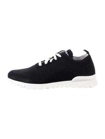 Pre-owned Kiton Sneakers In Black/white