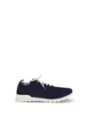 Kiton Fits Sneakers Round Toe Knit Upper In Blue