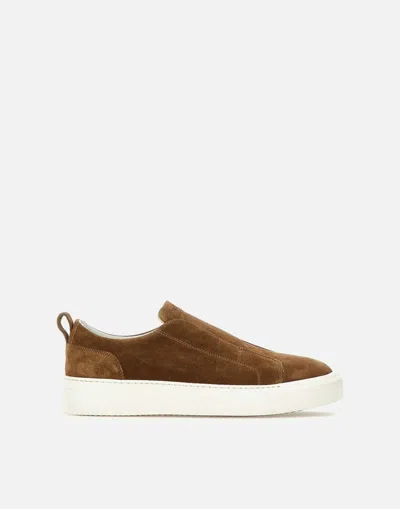 Kiton Sneakers In Brown