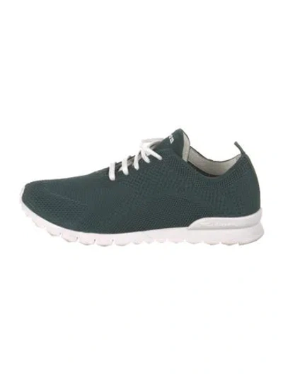 Pre-owned Kiton Sneakers In Green