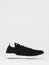 Kiton Mesh Upper Sneakers Rubber Sole In Black