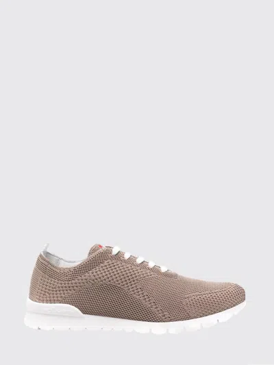 Kiton Cotton Mesh Sneakers Reinforced Toe In Neutral