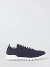 Kiton Fits Sneakers Round Toe Knit Upper In Blue