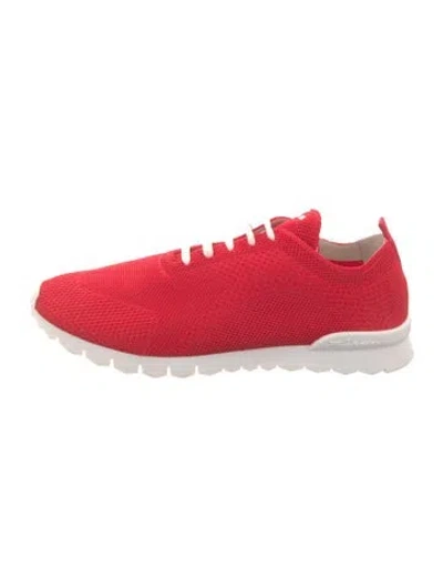 Pre-owned Kiton Sneakers In Red