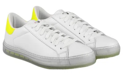 Pre-owned Kiton Sneakers Shoes 100% Leather Special Edition Size 9 Us 42 Eu Ksw28 In White