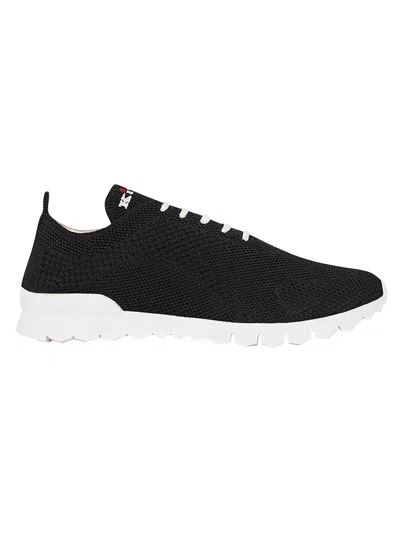 Kiton Sneakers Shoes Cotton In Black
