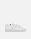 Kiton Stitching Sneakers In White