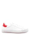 Kiton Leather Sneakers In White
