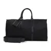 Kiton Spacious Black Polyamide Travel Bag In Black