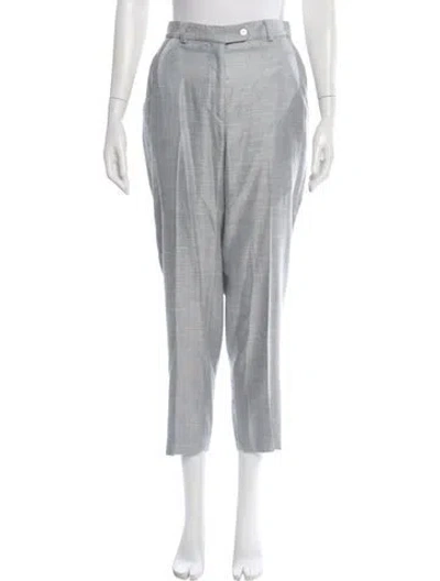 Pre-owned Kiton Straight Leg Pants In Gray