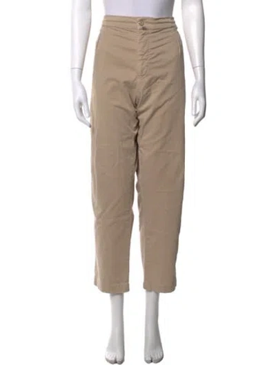 Pre-owned Kiton Straight Leg Pants In Neutrals